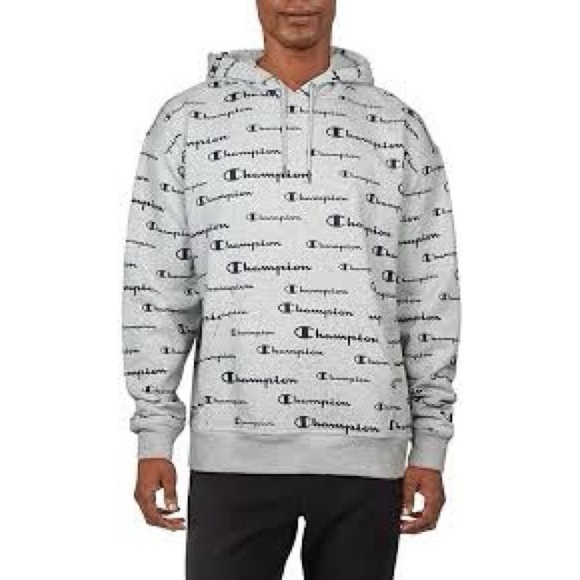 EUC Worn Once Unisex Champion Powerblend AOP Hoodie - Picture 2 of 7